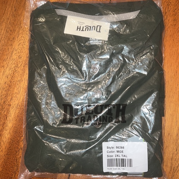 NWT Duluth Trading Polo Shirt, Size 2XLl Tall - Picture 6 of 9